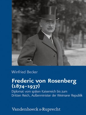 cover image of Frederic von Rosenberg (1874–1937)